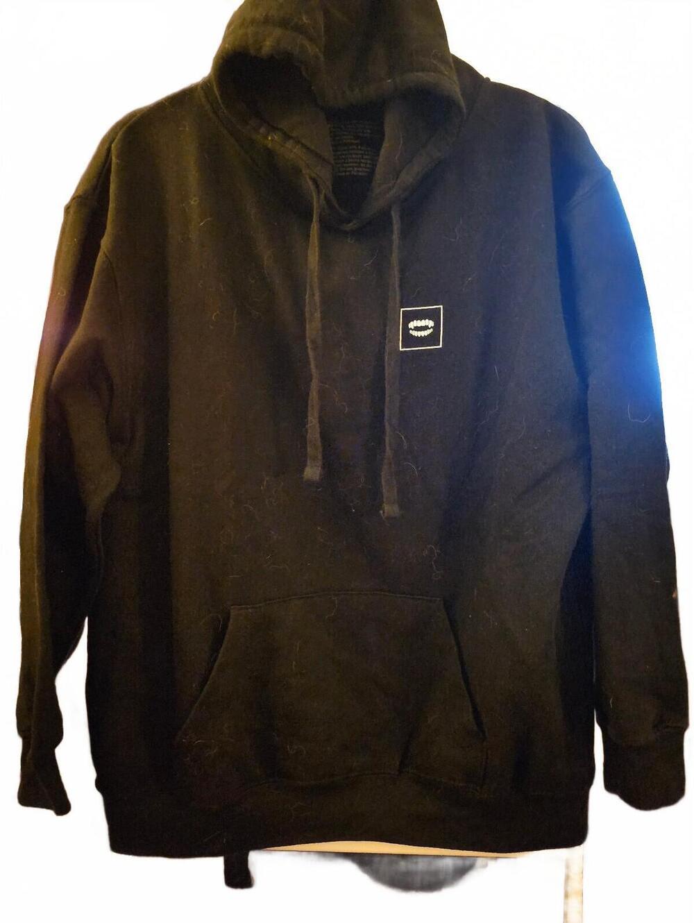 Chomp Brand Hoodie - Gator Shark circle logo - Medium - EUC